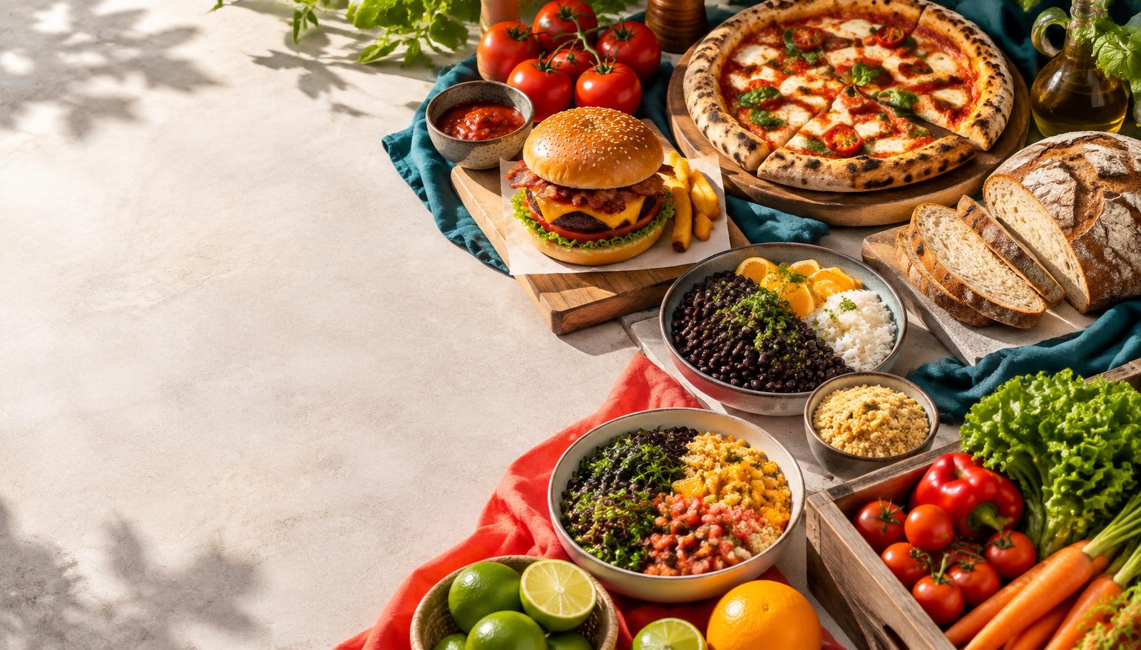 Comidas e compras disponíveis no My Food